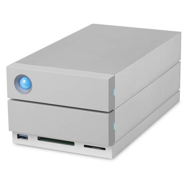 LACIE 2big Dock Thunderbolt3 20TB 8.9cm 3.5inch USB 3.1 Hardware-RAID inc Rescue Service RAID 0/1/JBOD SATA 6.0Gb/s No data cable
