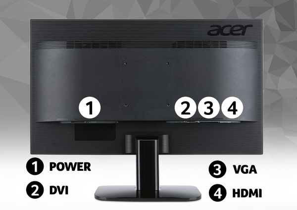 Acer 21.5" KA220HQ, Full HD, TN+Film - monitor