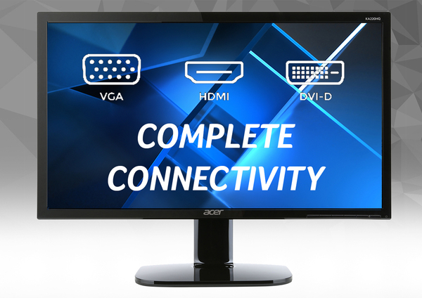 Acer 21.5" KA220HQ, Full HD, TN+Film - monitor