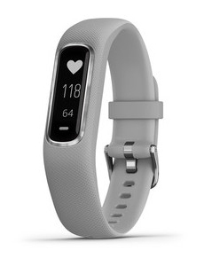 Garmin Vivosmart 4, S/M - Activity Tracker, Grey/Silver