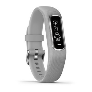 Garmin Vivosmart 4, S/M - Activity Tracker, Grey/Silver