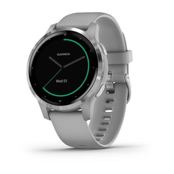 Garmin Vivoactive 4S - Smart Watch, Powder Grey