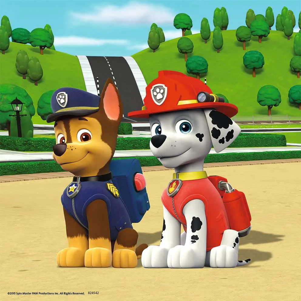Ravensburger Paw Patrol - Team 4 paws -palapeli, 3x49 palaa