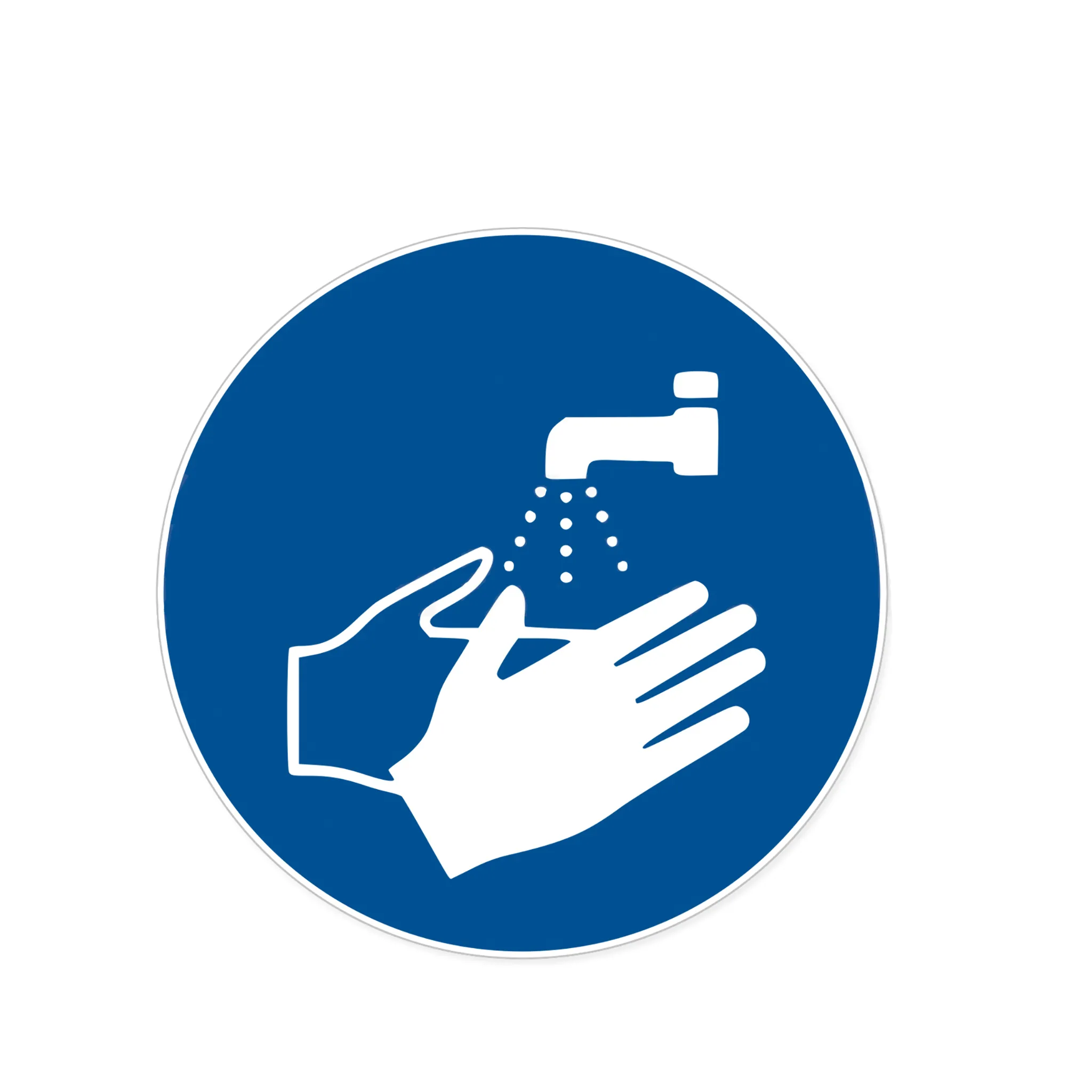 Herma label "Wash hands" &oslash;10 (20)
