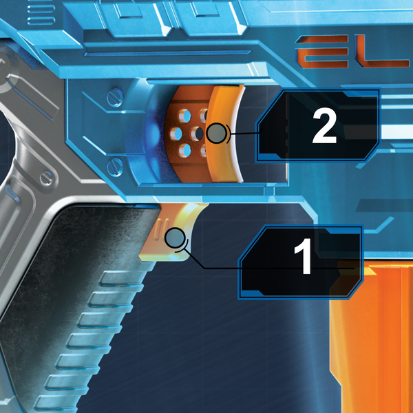 Nerf N-Strike Elite 2.0 Turbine CS-18 -vaahtomuoviase