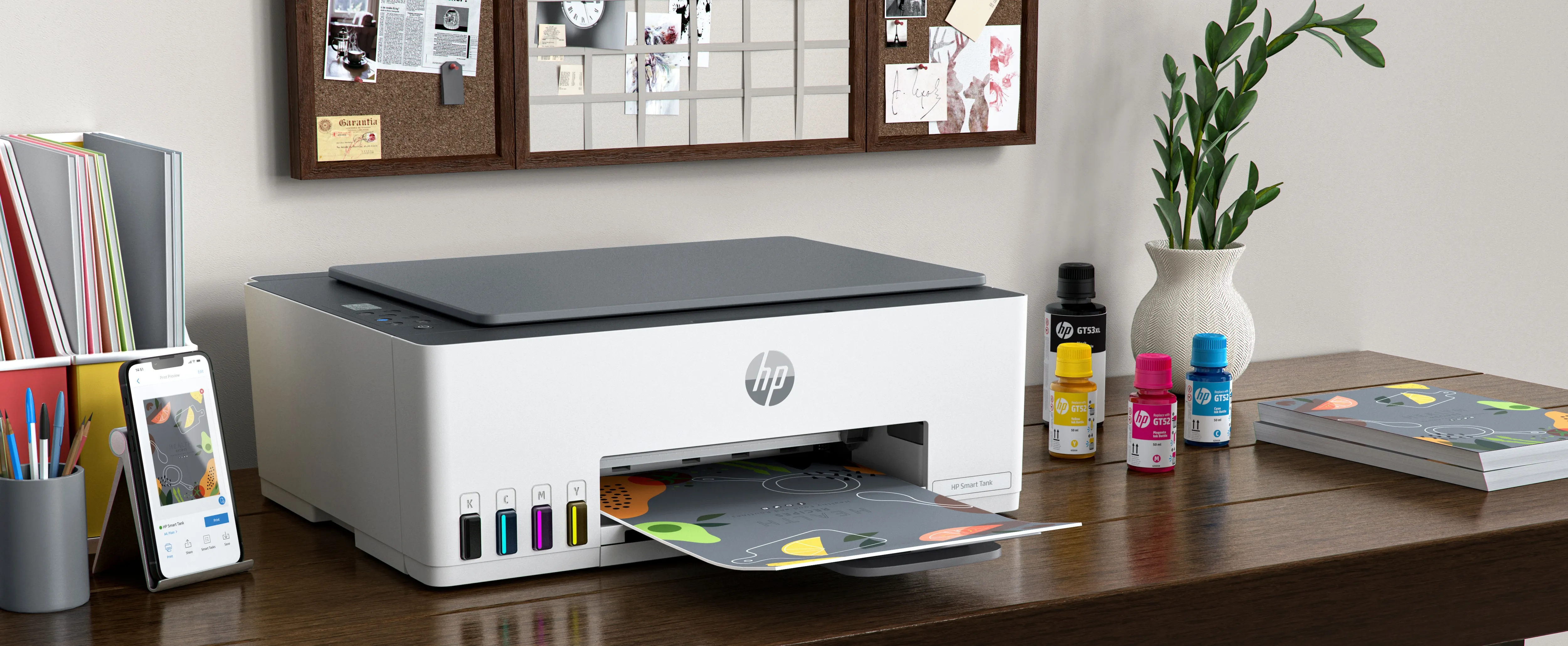 HP Smart Tank 580 All-in-One - bl&auml;ckskrivare