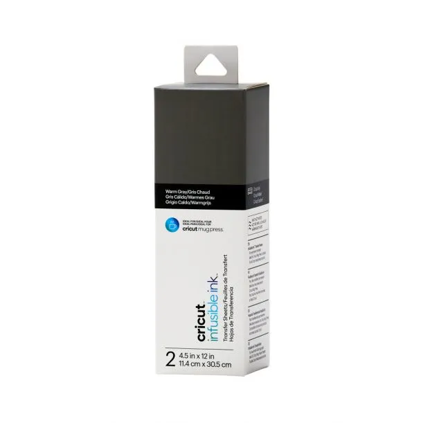 Cricut Joy Infusible Ink - transfer sheets 2-pack (Warm Grey) 11.4 x 30.5 cm
