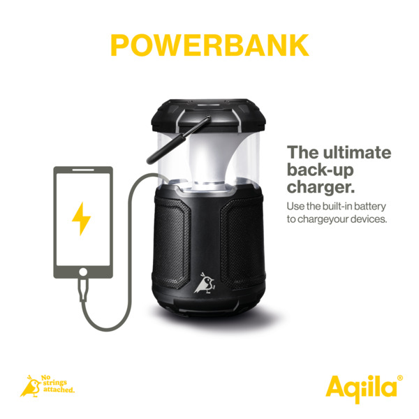 Aqiila Soundbird B10 2.0 Bluetooth kannettava kaiutin, musta