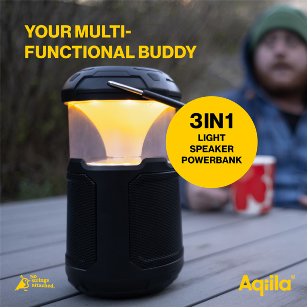 Aqiila Soundbird B10 2.0 Bluetooth kannettava kaiutin, musta