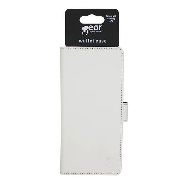 GEAR Wallet, Galaxy A71 - Wallet Case, White