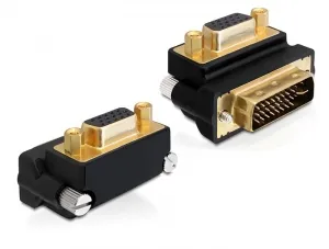 DeLOCK DVI till VGA-adapter, vinklad
