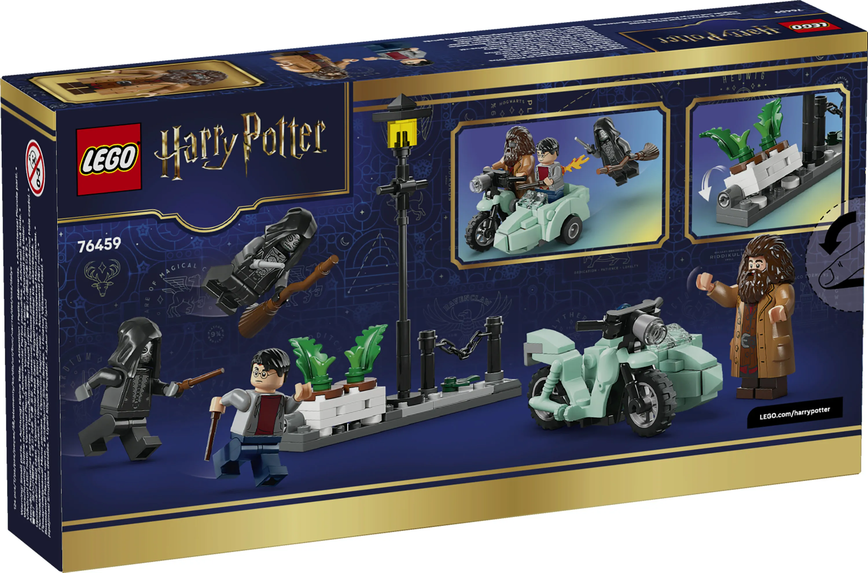 LEGO Harry Potter Hagridin ja Harryn Pako Likusteritielt&auml; 76459