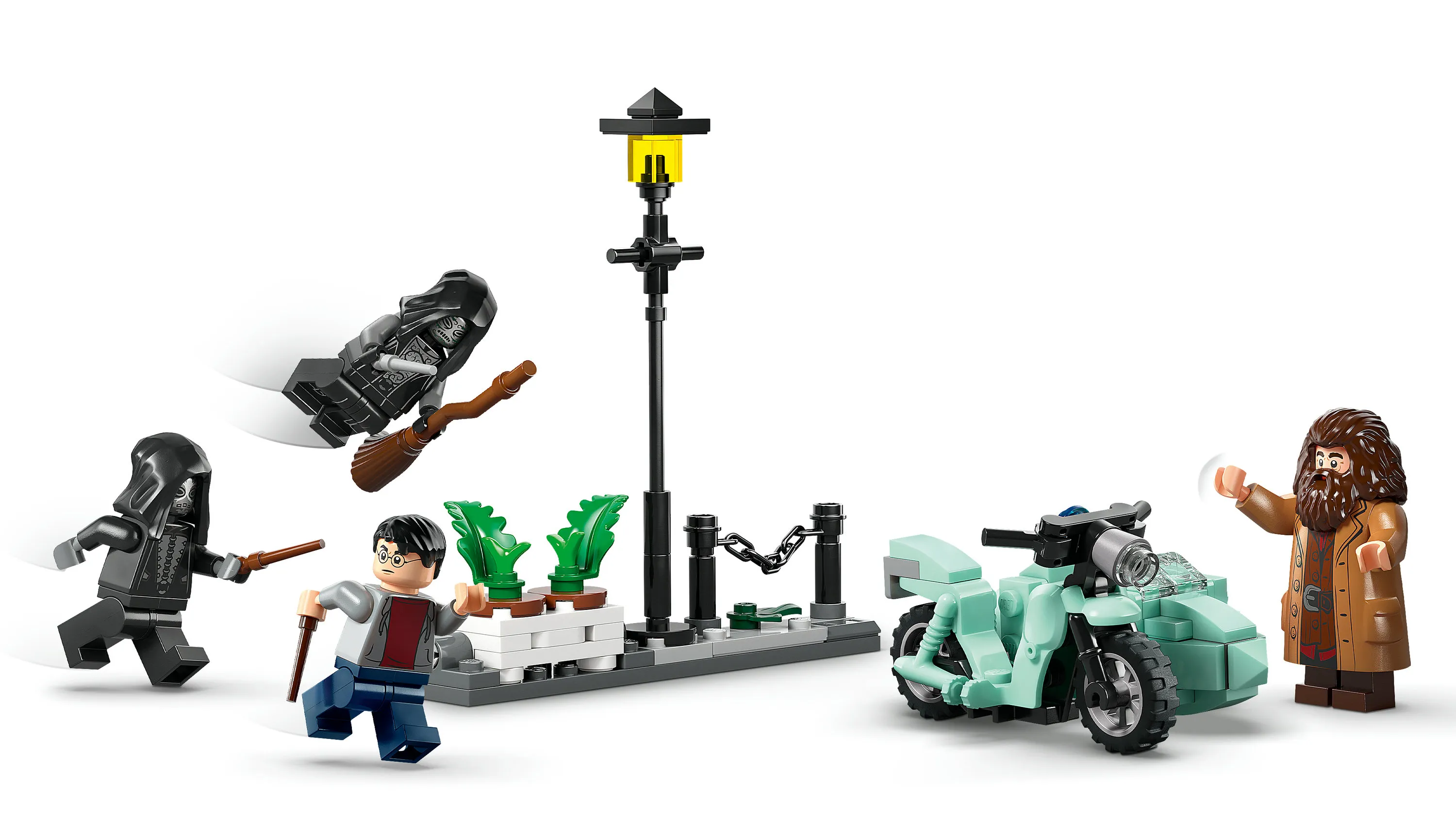 LEGO Harry Potter Hagridin ja Harryn Pako Likusteritielt&auml; 76459