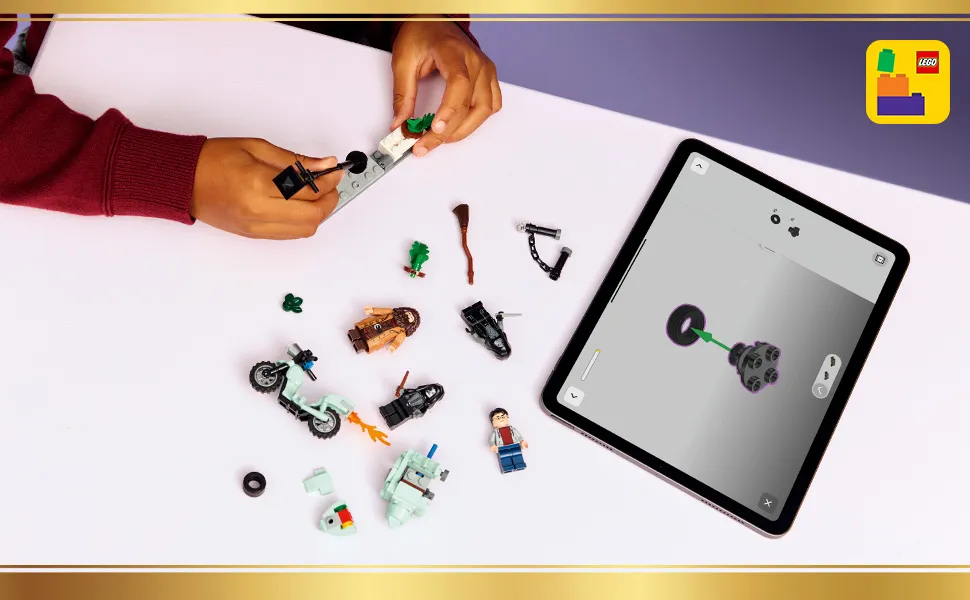 LEGO Harry Potter Hagridin ja Harryn Pako Likusteritielt&auml; 76459