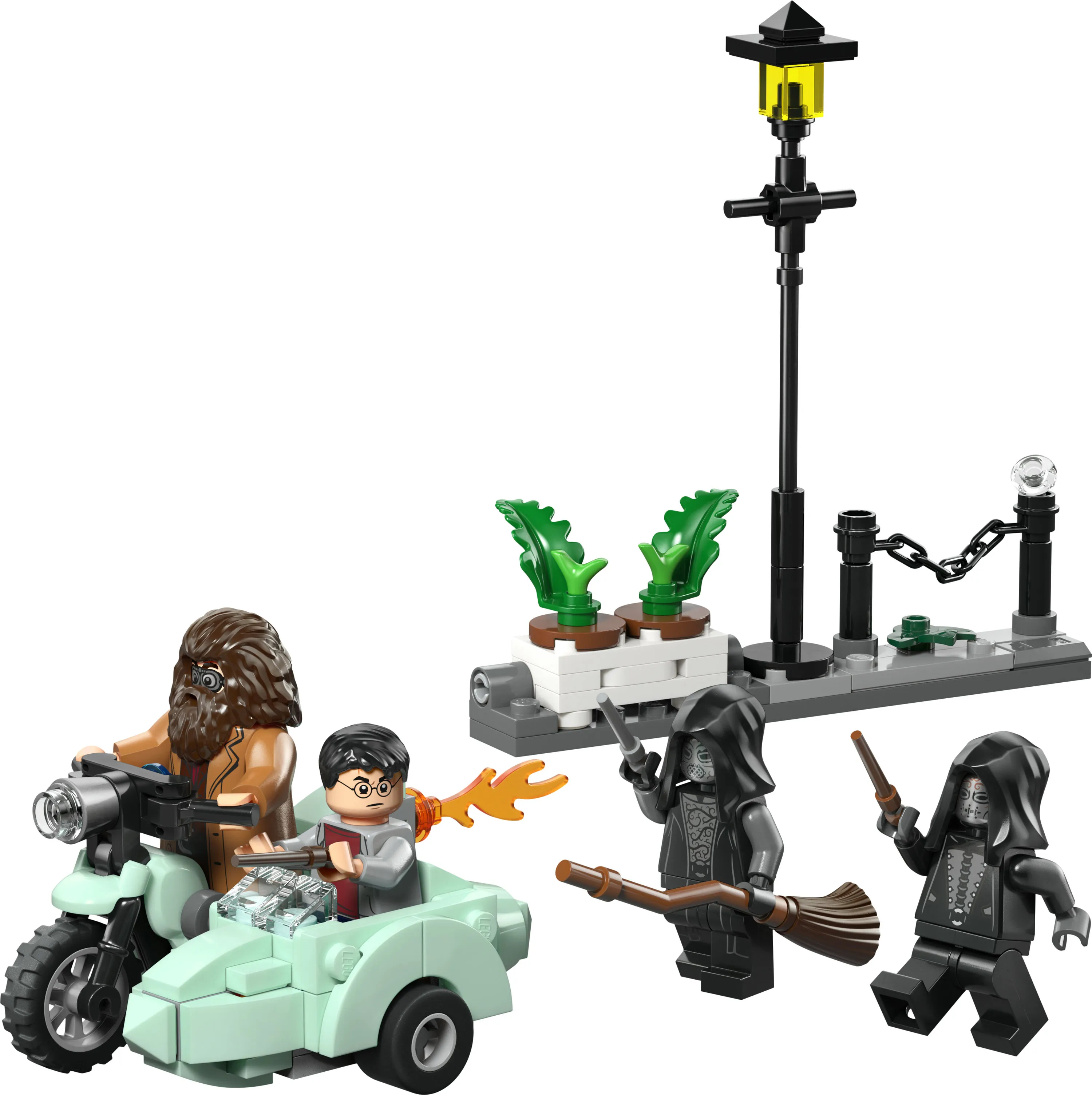 LEGO Harry Potter Hagridin ja Harryn Pako Likusteritielt&auml; 76459