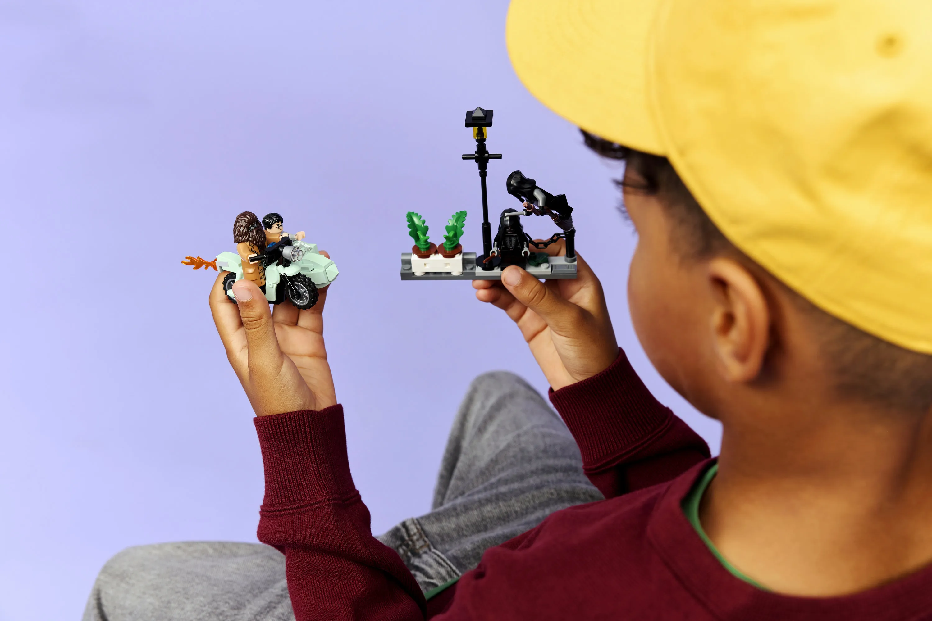 LEGO Harry Potter Hagridin ja Harryn Pako Likusteritielt&auml; 76459