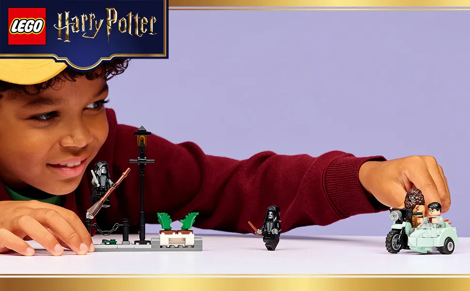 LEGO Harry Potter Hagridin ja Harryn Pako Likusteritielt&auml; 76459
