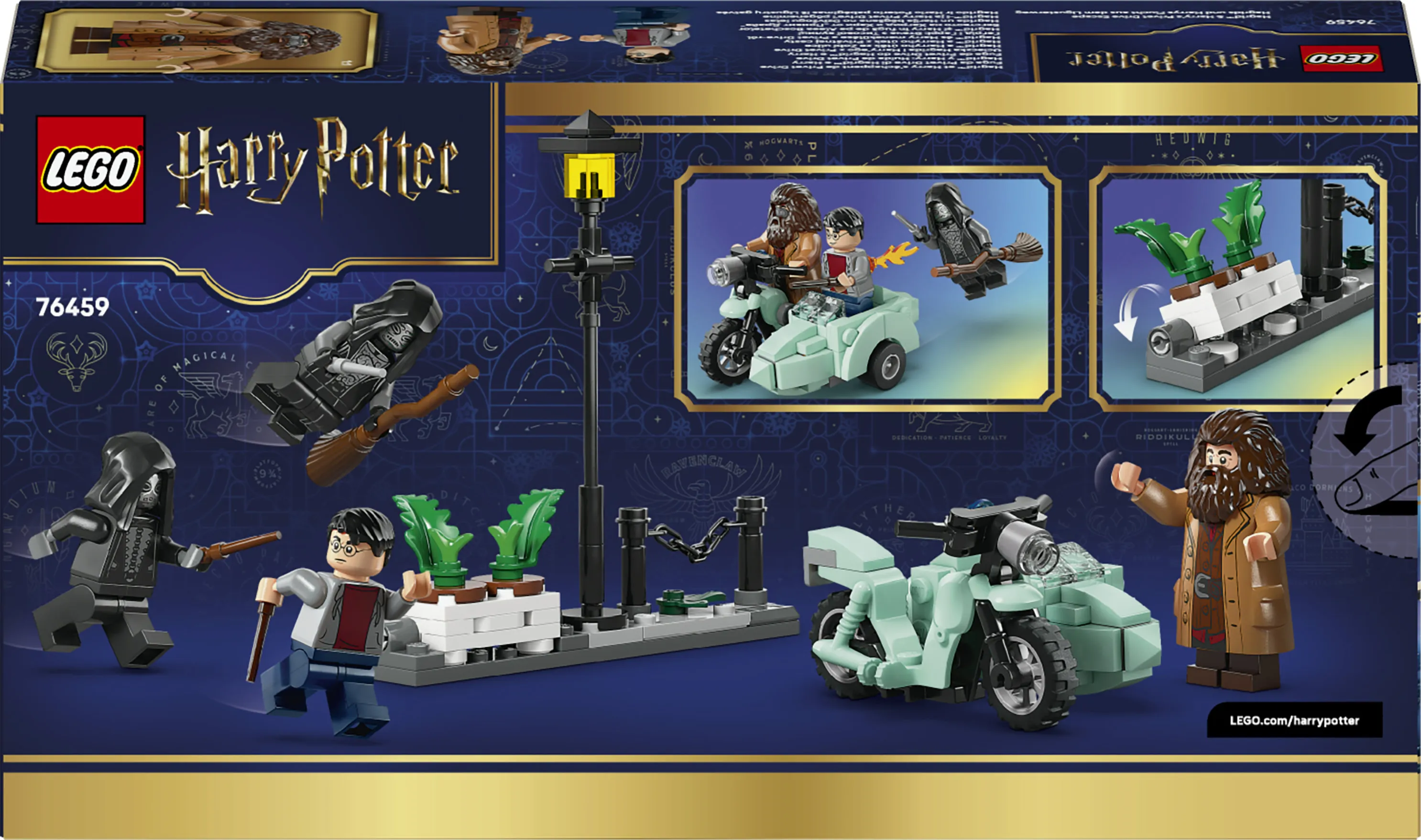 LEGO Harry Potter Hagridin ja Harryn Pako Likusteritielt&auml; 76459