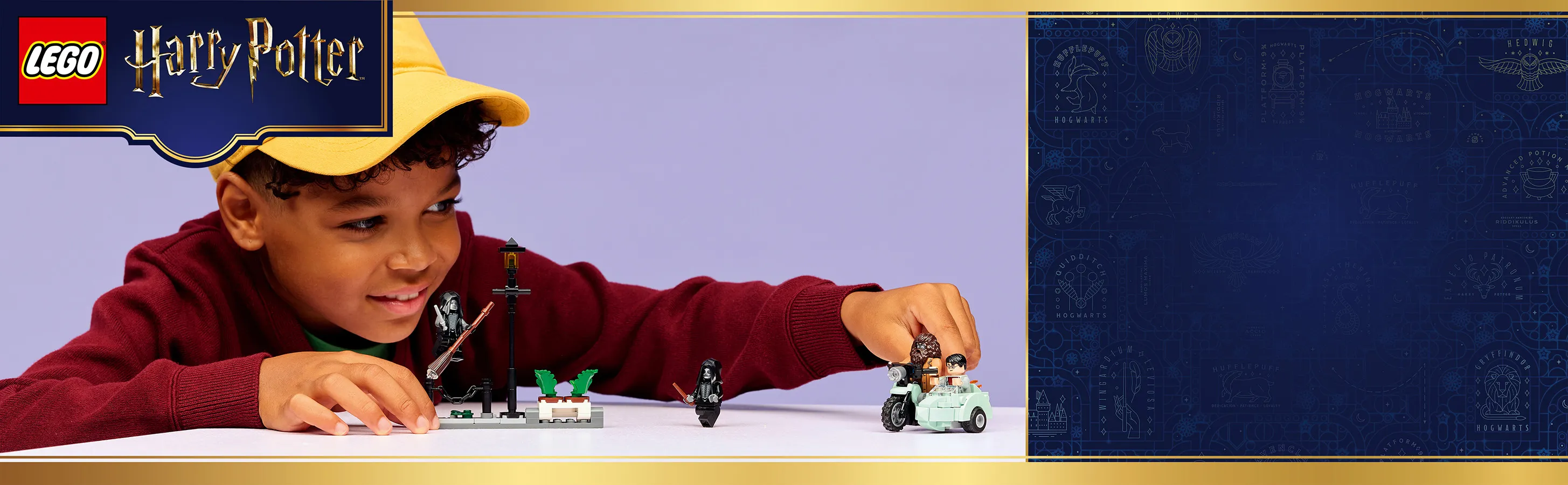 LEGO Harry Potter Hagridin ja Harryn Pako Likusteritielt&auml; 76459