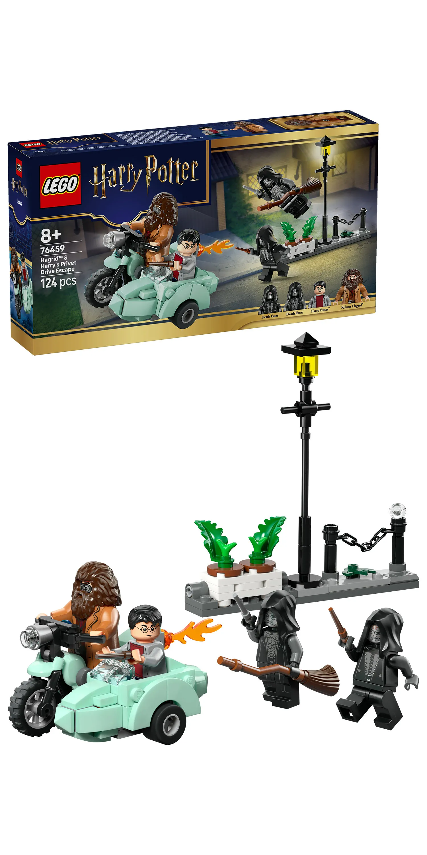 LEGO Harry Potter Hagridin ja Harryn Pako Likusteritielt&auml; 76459
