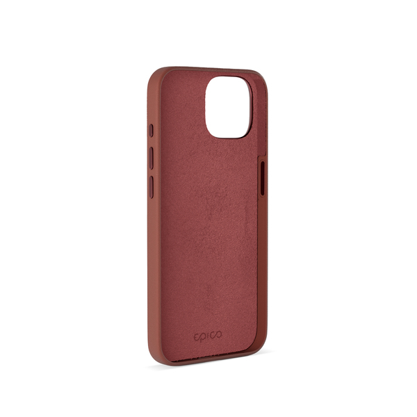 Epico Mag+ Leather Case, iPhone 15 Plus -suojakuori, Ruskea