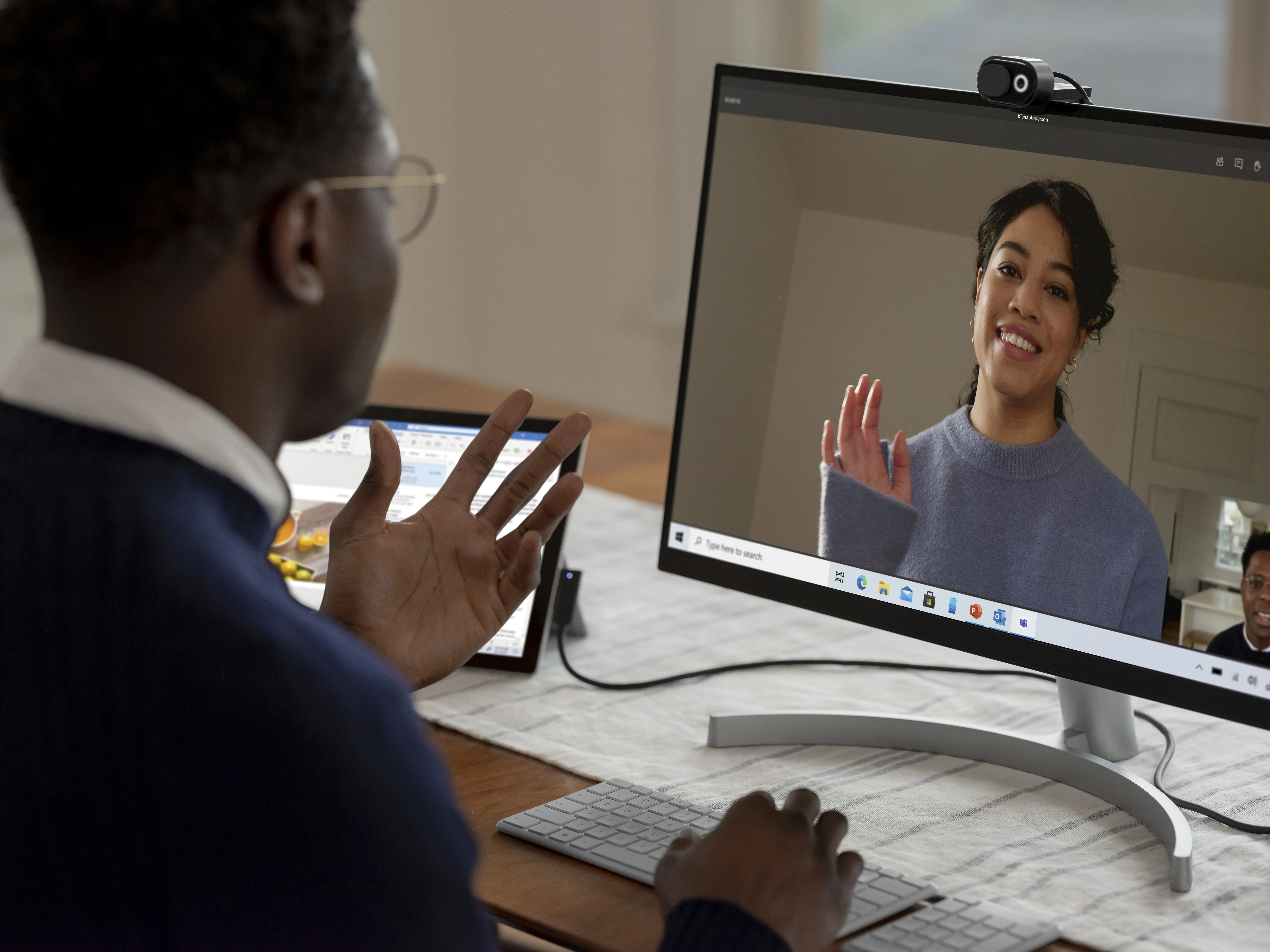 Microsoft Modern Full HD - webcam, black