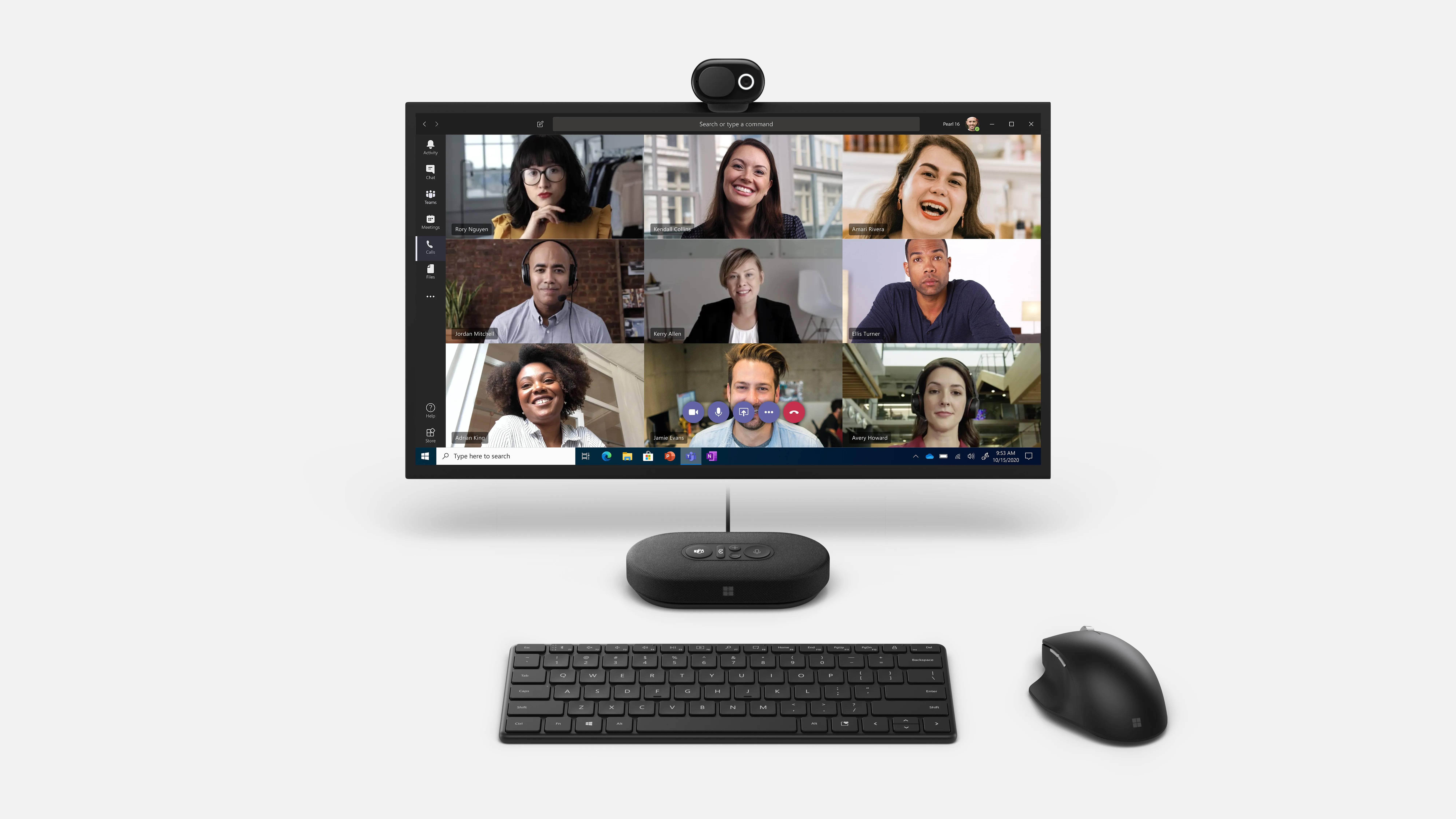 Microsoft Modern Full HD - webcam, black