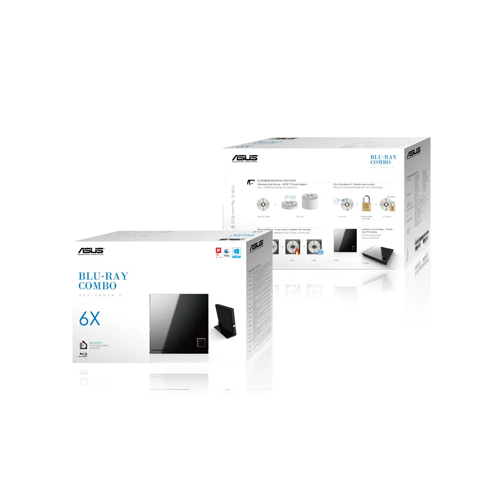 ASUS SBC-06D2X-U/BLK/G/AS BDXL Support