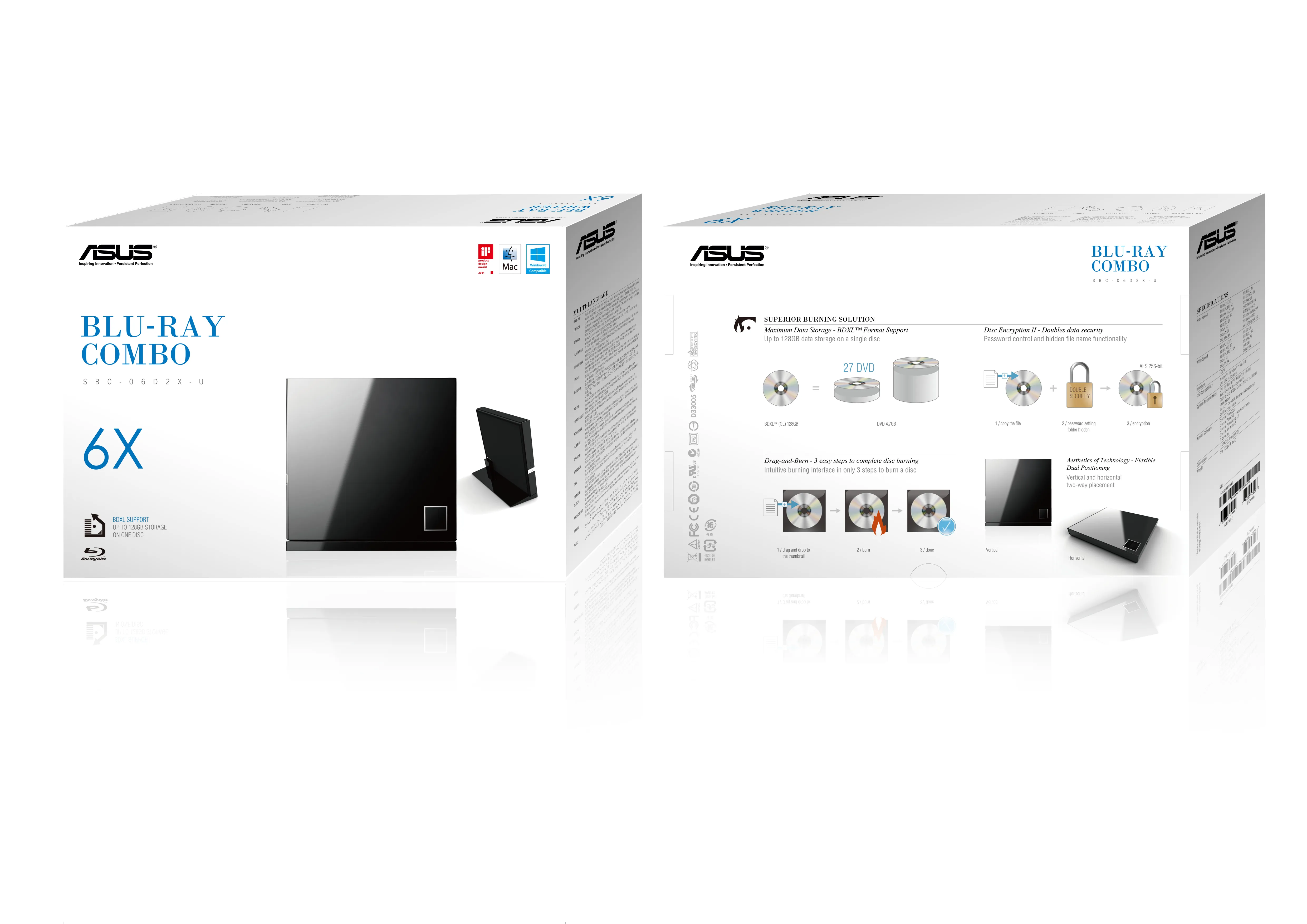 ASUS SBC-06D2X-U/BLK/G/AS BDXL Support