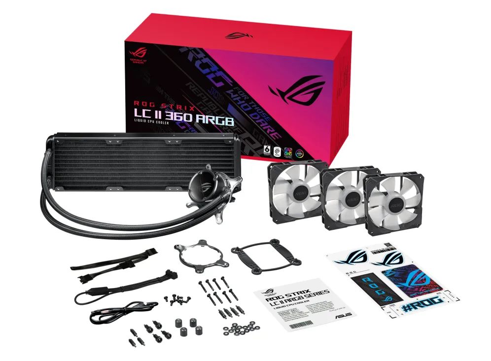 ASUS ROG STRIX LC II 360 ARGB AiO Water Cooler