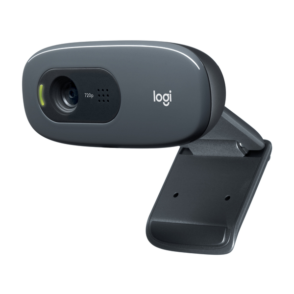 Logitech C270 HD - webcam, black