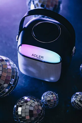 ADLER AD 1199b Bluetooth, tr&aring;dbunden b&auml;rbar h&ouml;gtalare, svart