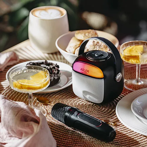 ADLER AD 1199b Bluetooth, tr&aring;dbunden b&auml;rbar h&ouml;gtalare, svart