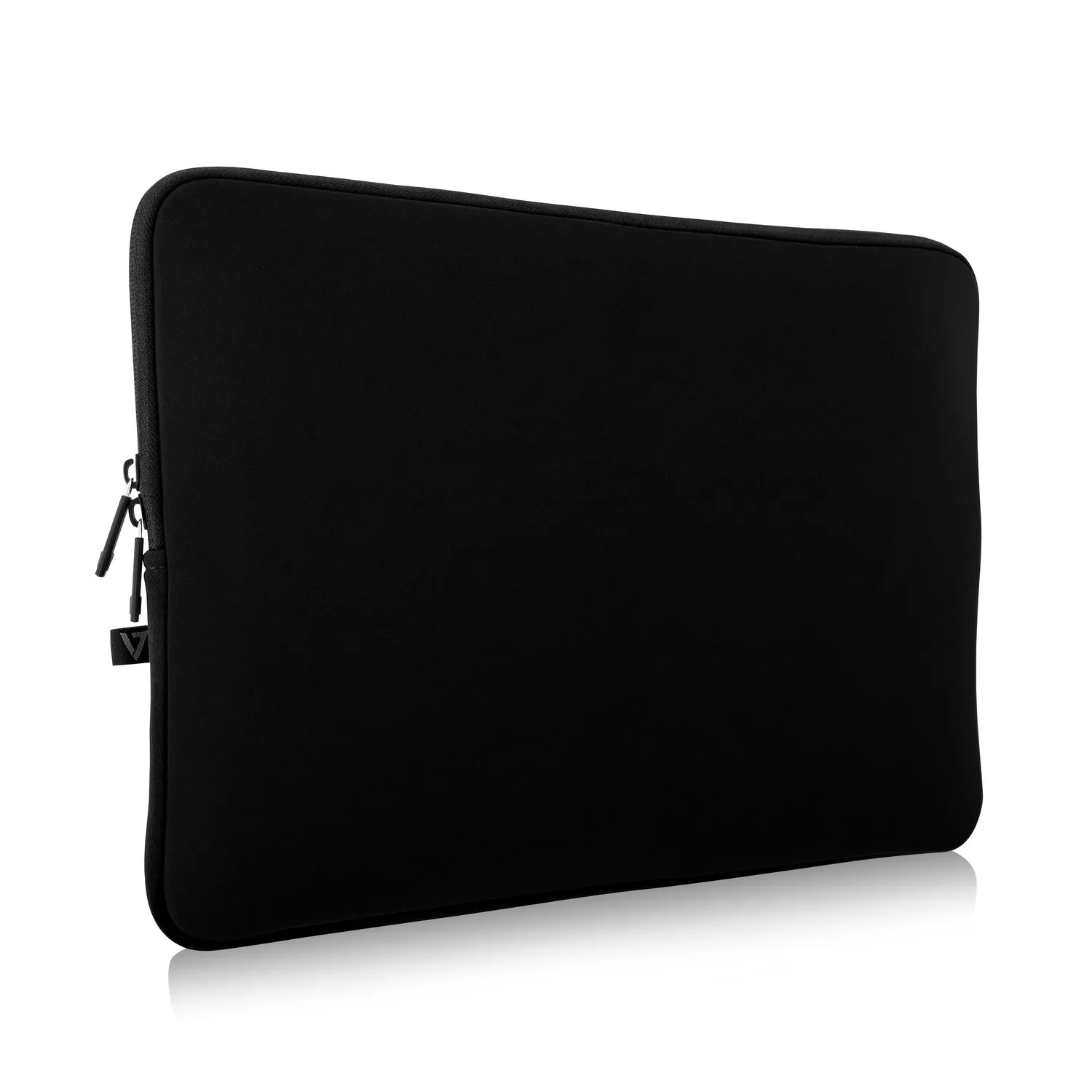 V7 12" Neoprene Water-resistant Laptop Sleeve Case, musta
