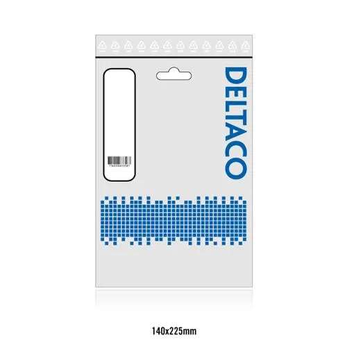 Deltaco Cat6 F/UTP - network cable, 0.7 m, White