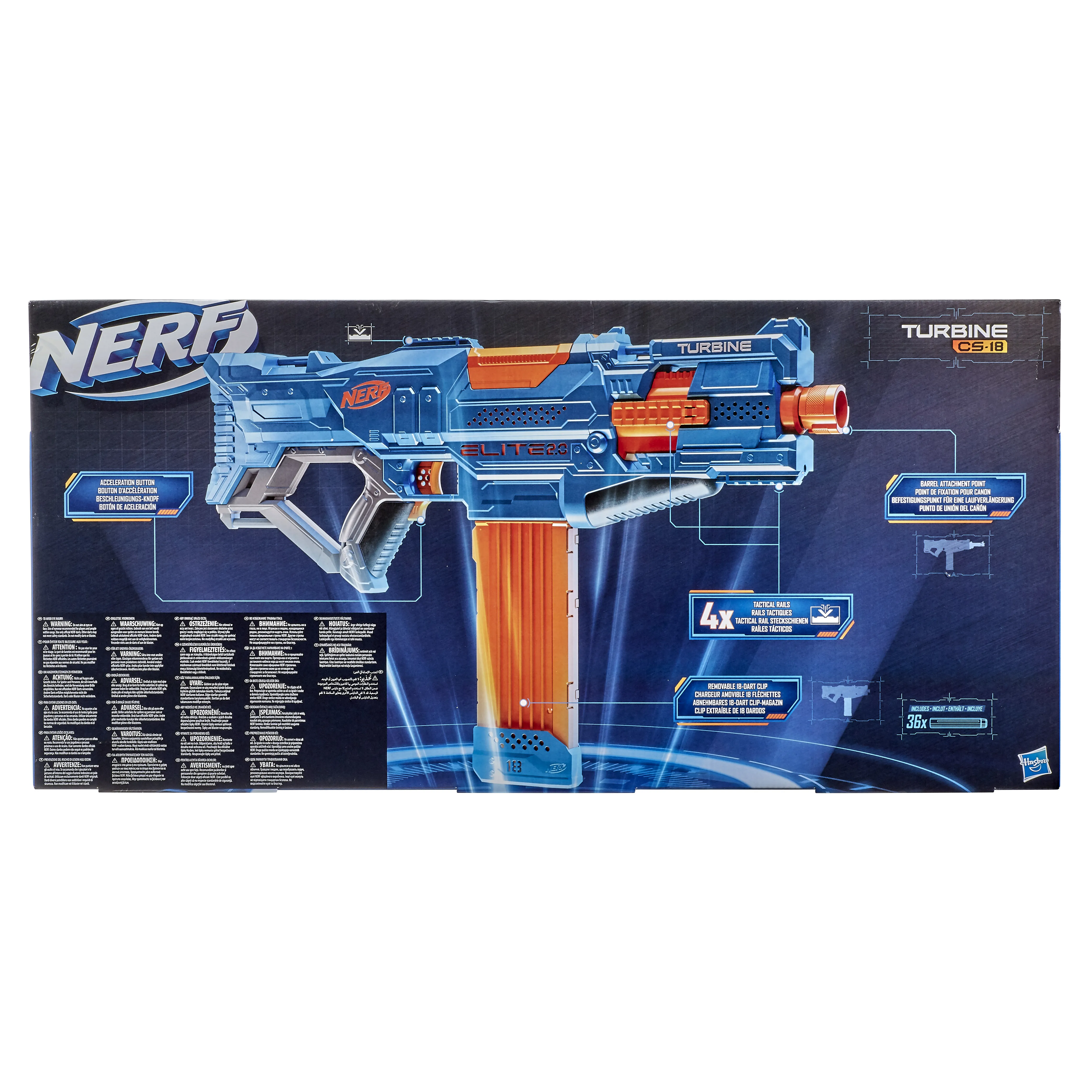 Nerf N-Strike Elite 2.0 Turbine CS-18 -vaahtomuoviase