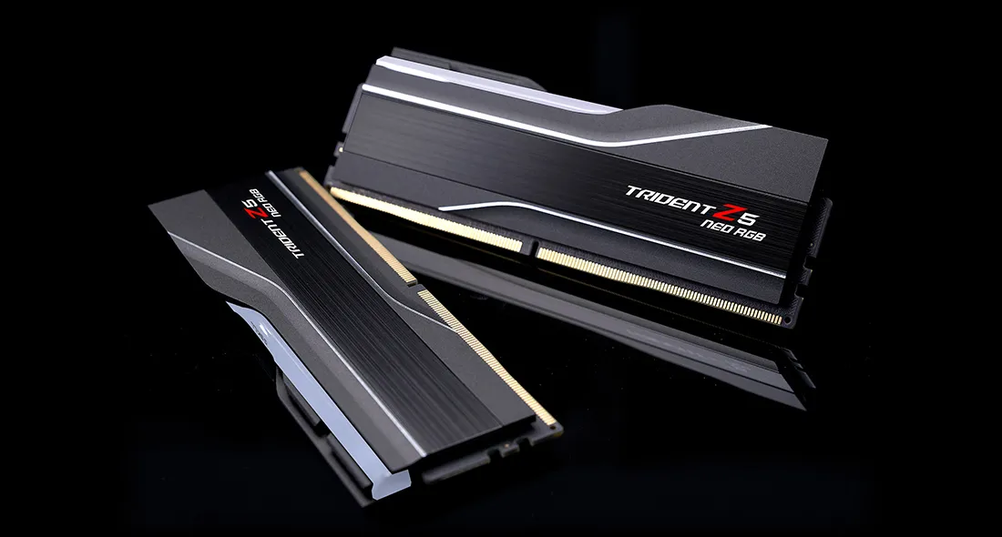 G.Skill Trident Z5 Neo RGB 128GB (2x64GB) DDR5 6000MHz CL36 AMD EXPO Desktop Memory Kit
