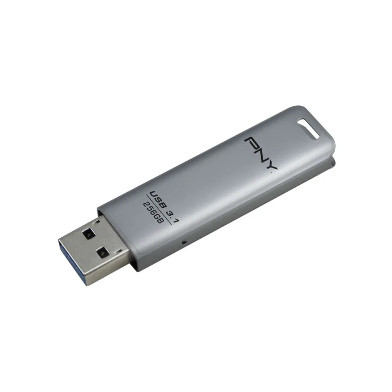 PNY 256GB Elite USB 3.2 Gen 1x1 - memory stick, Stainless steel