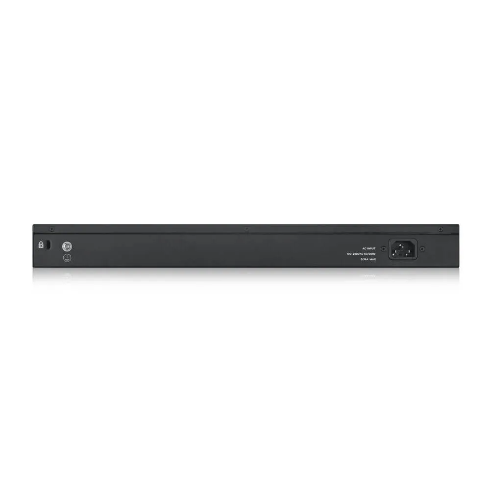 ZyXEL GS1920-48v2, 44-port GbE Smart Managed Switch, svart