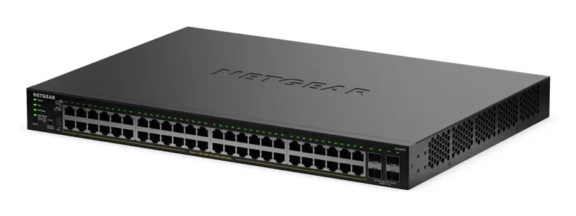 NETGEAR GS348TP - 48-portars smart hanterad Gigabit Ethernet PoE+-switch, svart