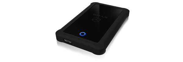 Ext. HDD-Case, 1x SATA III 2.5" to 1x USB 3.0 Host, UASP, Silicon Prot