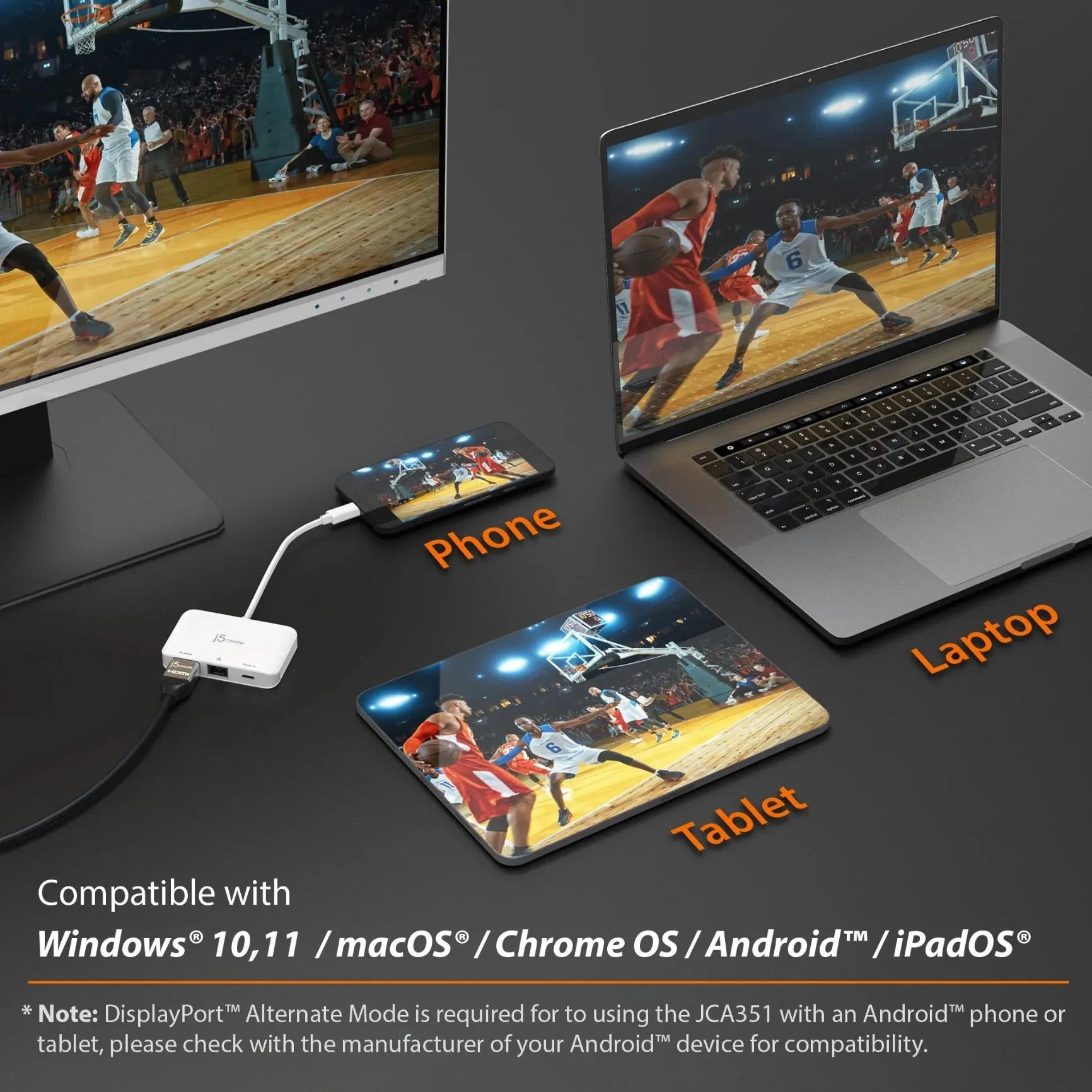 USB-C TO 4K HDMI ETHERNET - ADAPTER