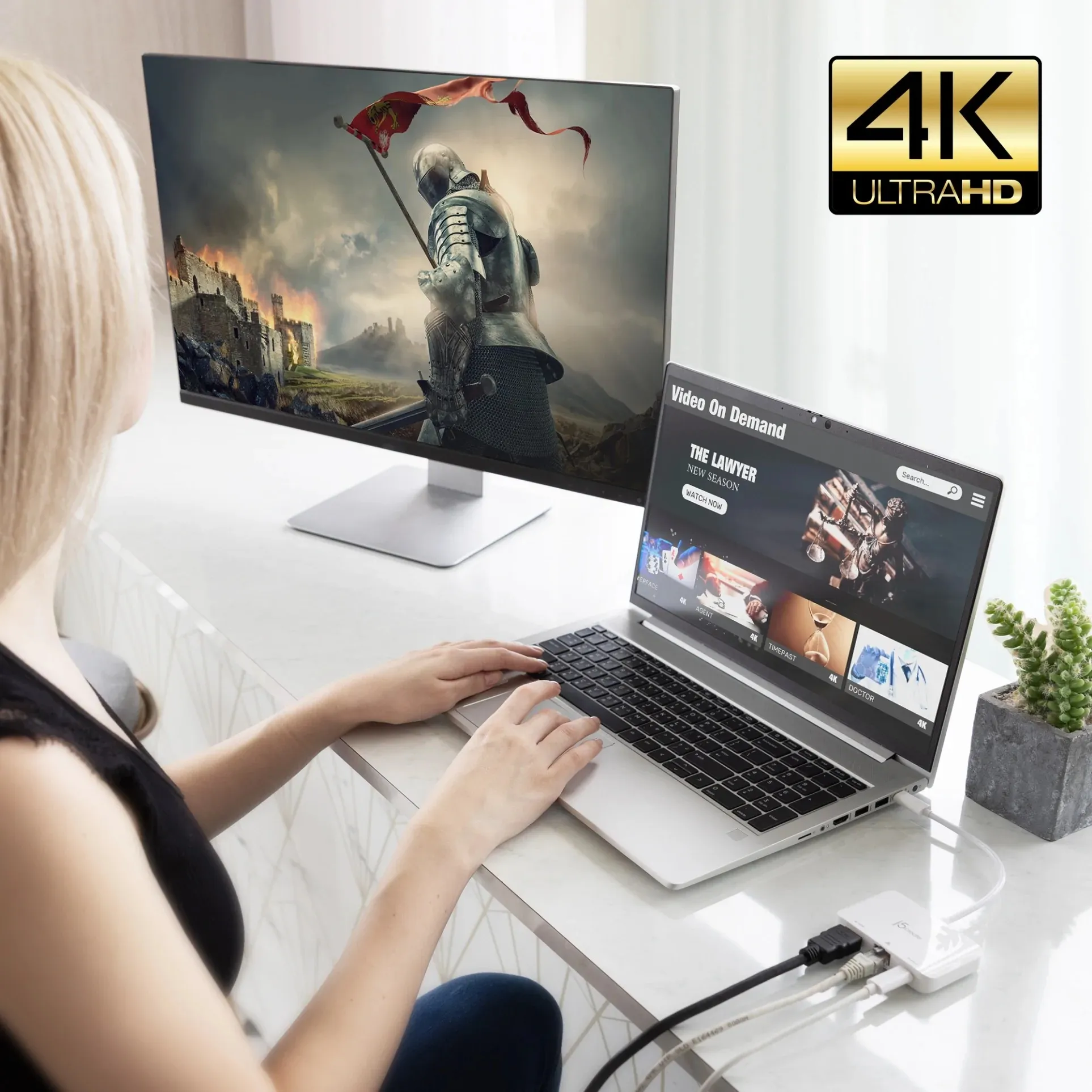 USB-C TO 4K HDMI ETHERNET - ADAPTER
