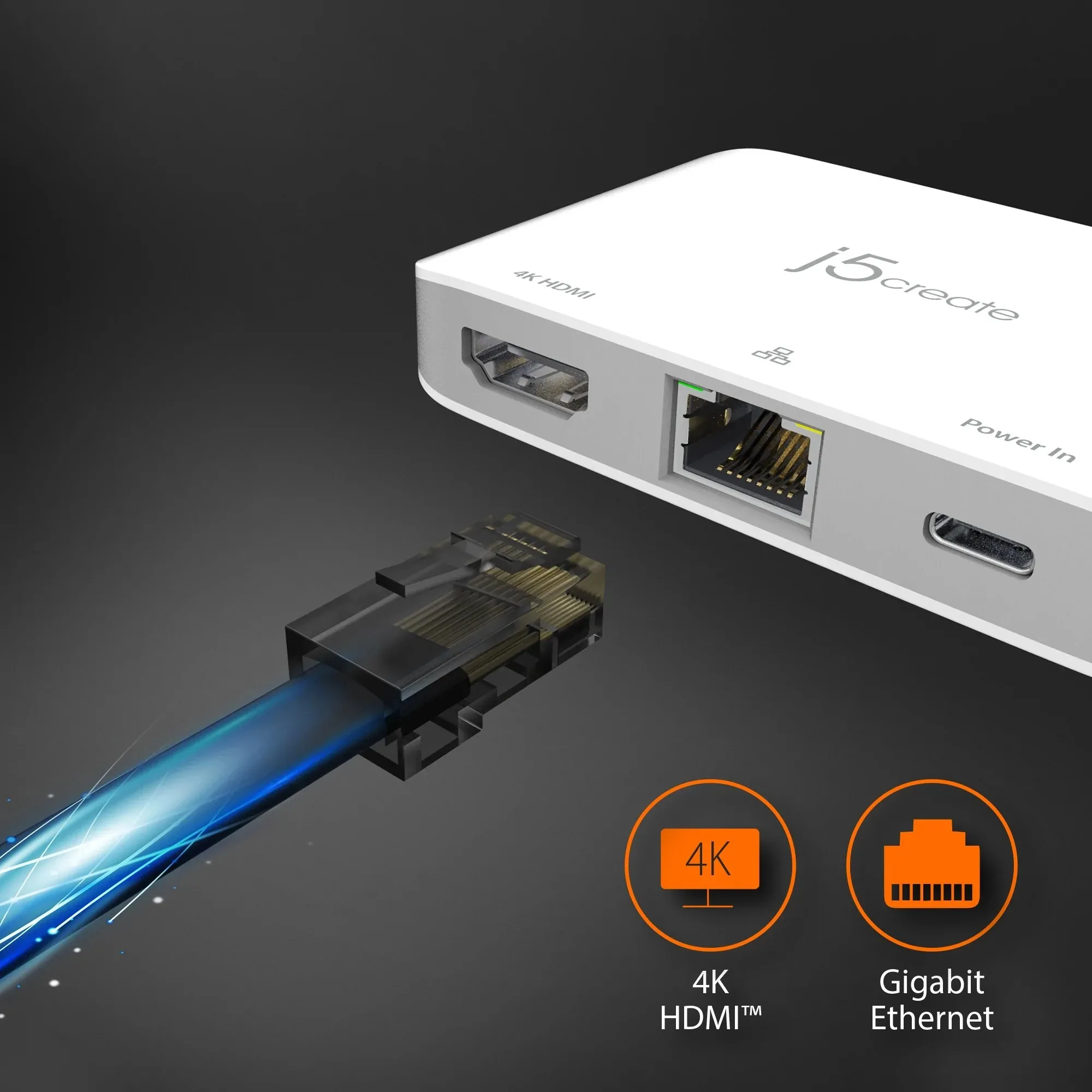 USB-C TO 4K HDMI ETHERNET - ADAPTER