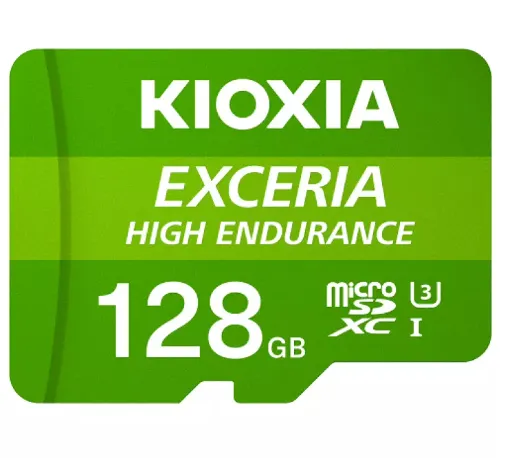 Kioxia Exceria High Endurance 128GB MicroSDXC - memory card + SD adapter