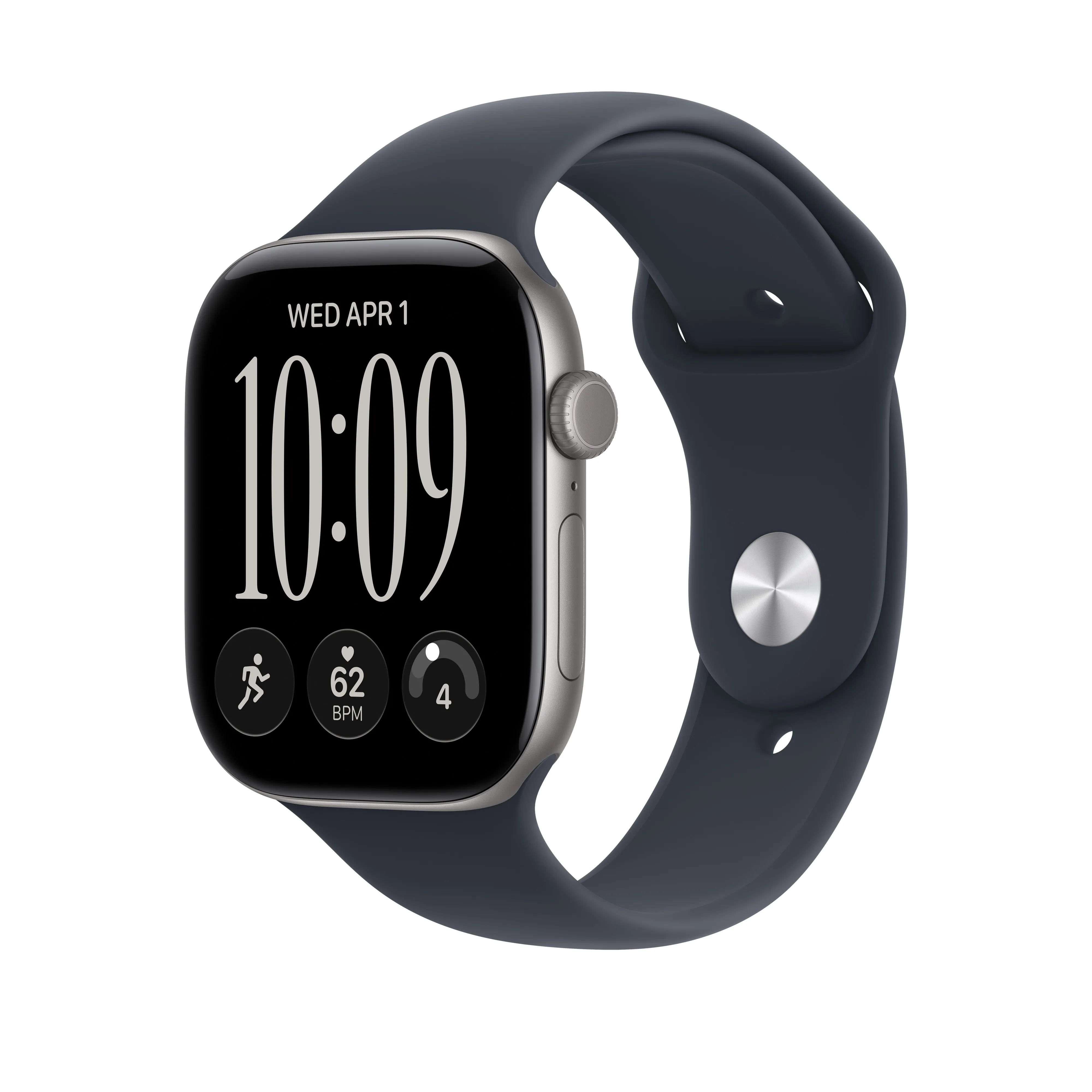 Apple Watch 46 mm Sport Band, Navy Blue, M/L
