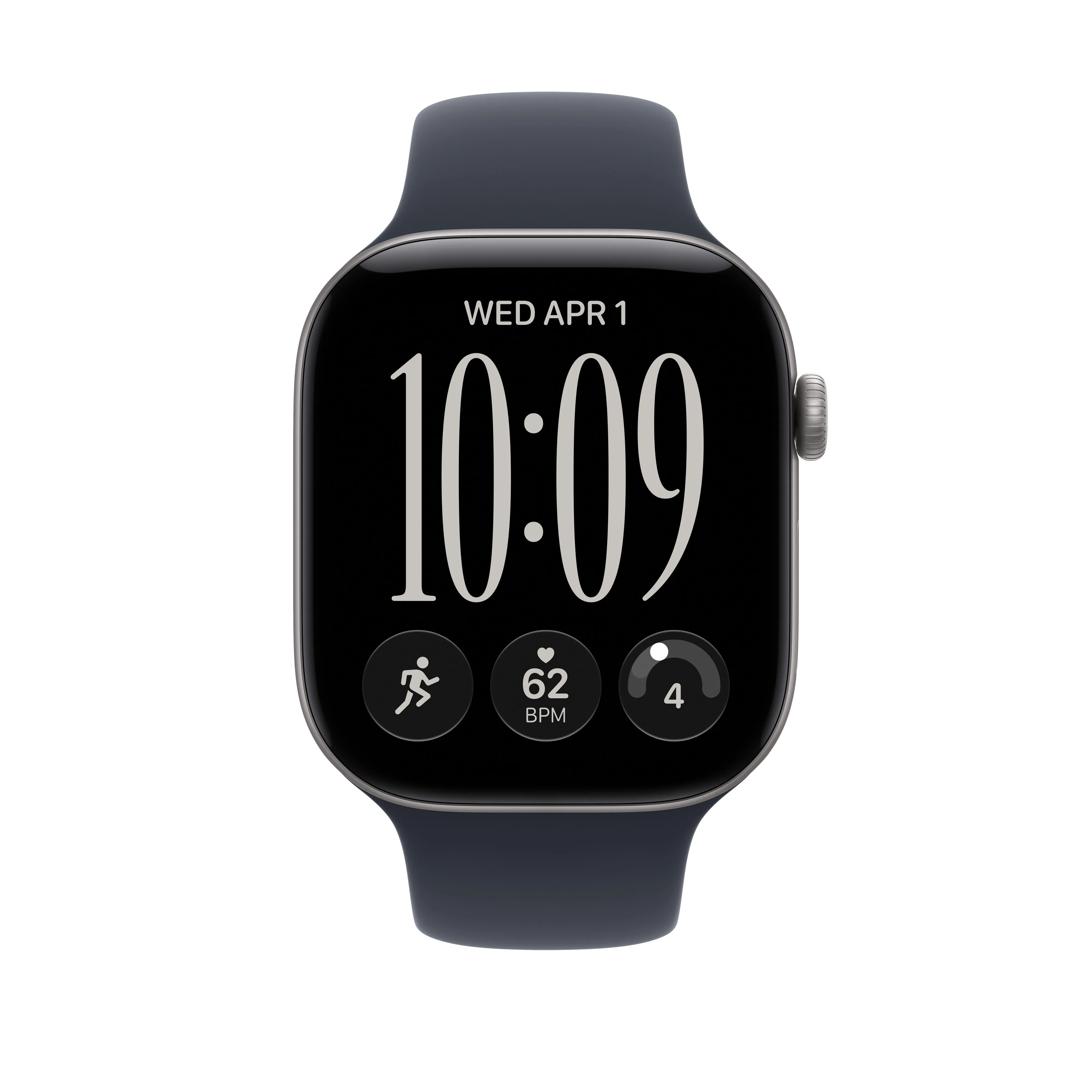 Apple Watch 46 mm Sport Band, Navy Blue, M/L