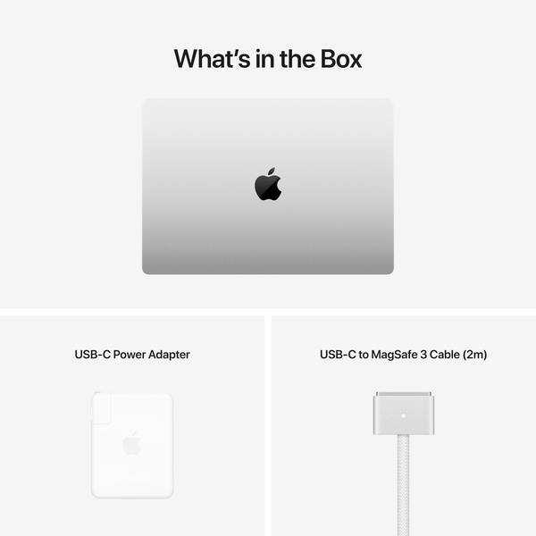 (L&ouml;yt&ouml;nurkka) Apple MacBook Pro 16&quot; 512 Gt, M1 Pro (10C CPU, 16C GPU) MacOS -kannettava, Hopea (2021)