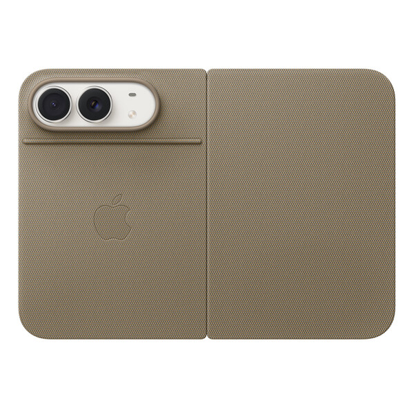 Apple iPhone Duo Folio p&ouml;yt&auml;tuella, kaarnanv&auml;rinen