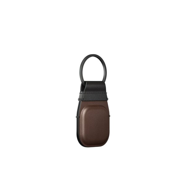 Nomad - Keychain - Airtag | Horween Leather Brown